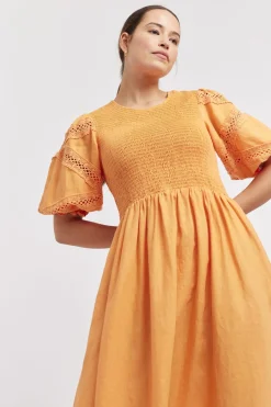 Women Alessandra Claudia Dress - Marigold