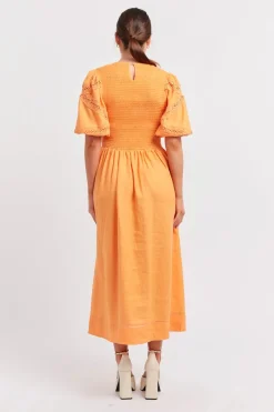 Women Alessandra Claudia Dress - Marigold