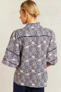 Women Alessandra Lia Shirt Raya - Navy