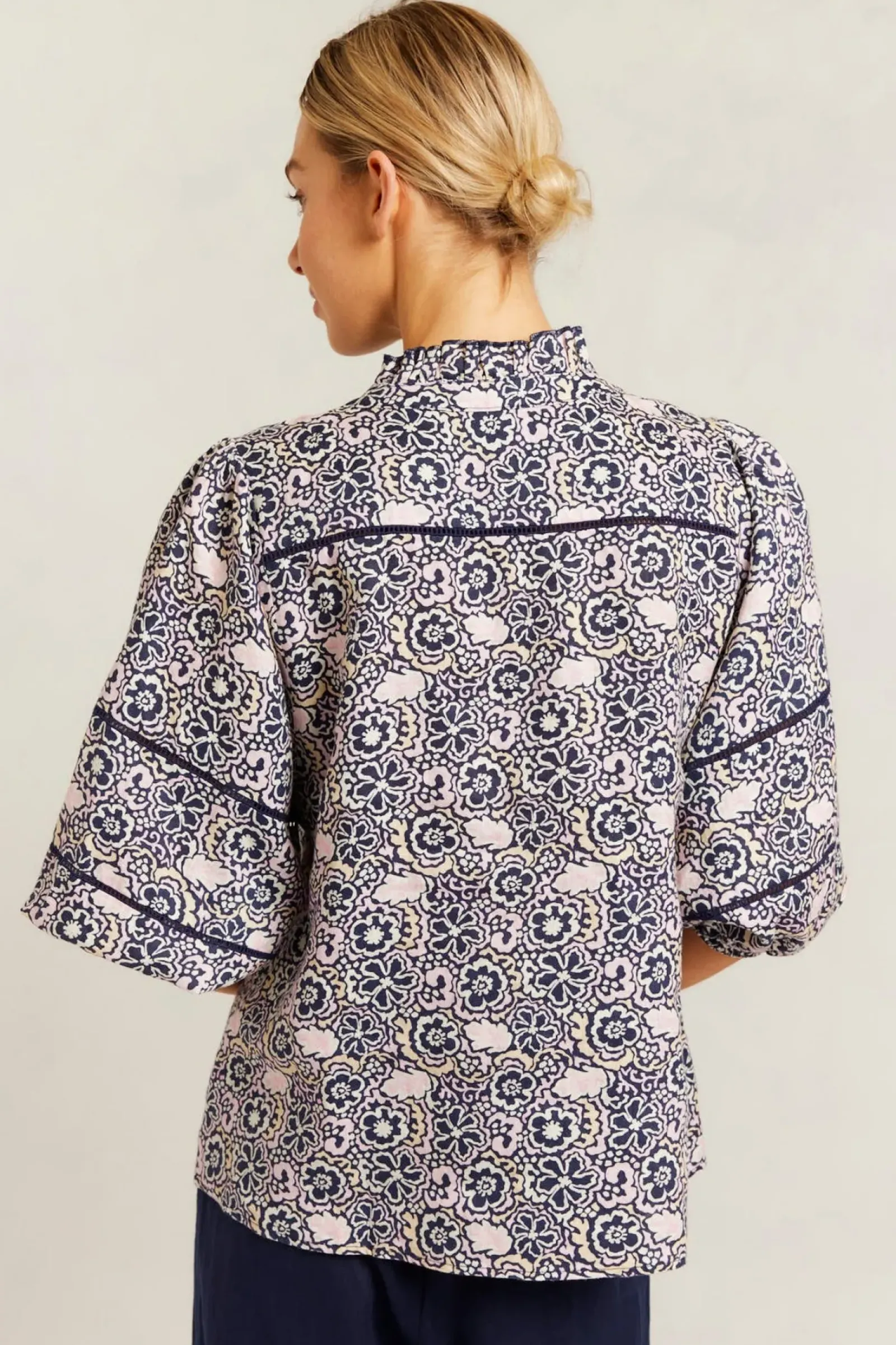 Women Alessandra Lia Shirt Raya - Navy