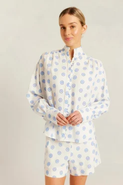 Women Alessandra Rosemary Shirt Posy - Bluebell