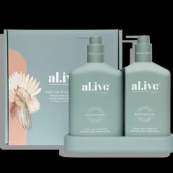 Al.ive Wash & Lotion Duo - Kaffir Lime & Green Tea