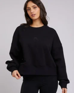 Women All About Eve Active Tonal Sweater - Black