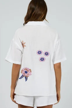 Women All About Eve Daria Shirt - White