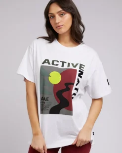 Women All About Eve National Tee - Vintage White