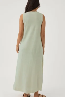 Women ARCAA Brie Long Dress - Aloe