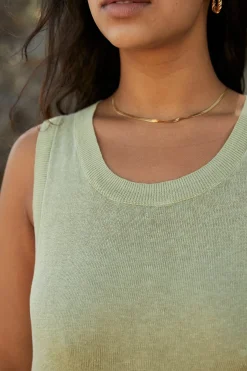 Women ARCAA Brie Long Dress - Aloe