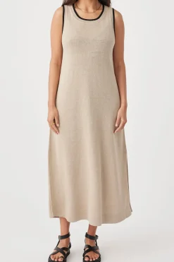 Women ARCAA Brie Long Dress - Taupe