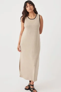 Women ARCAA Brie Long Dress - Taupe