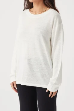 Women ARCAA Hugo Long Sleeve T-Shirt - Cream