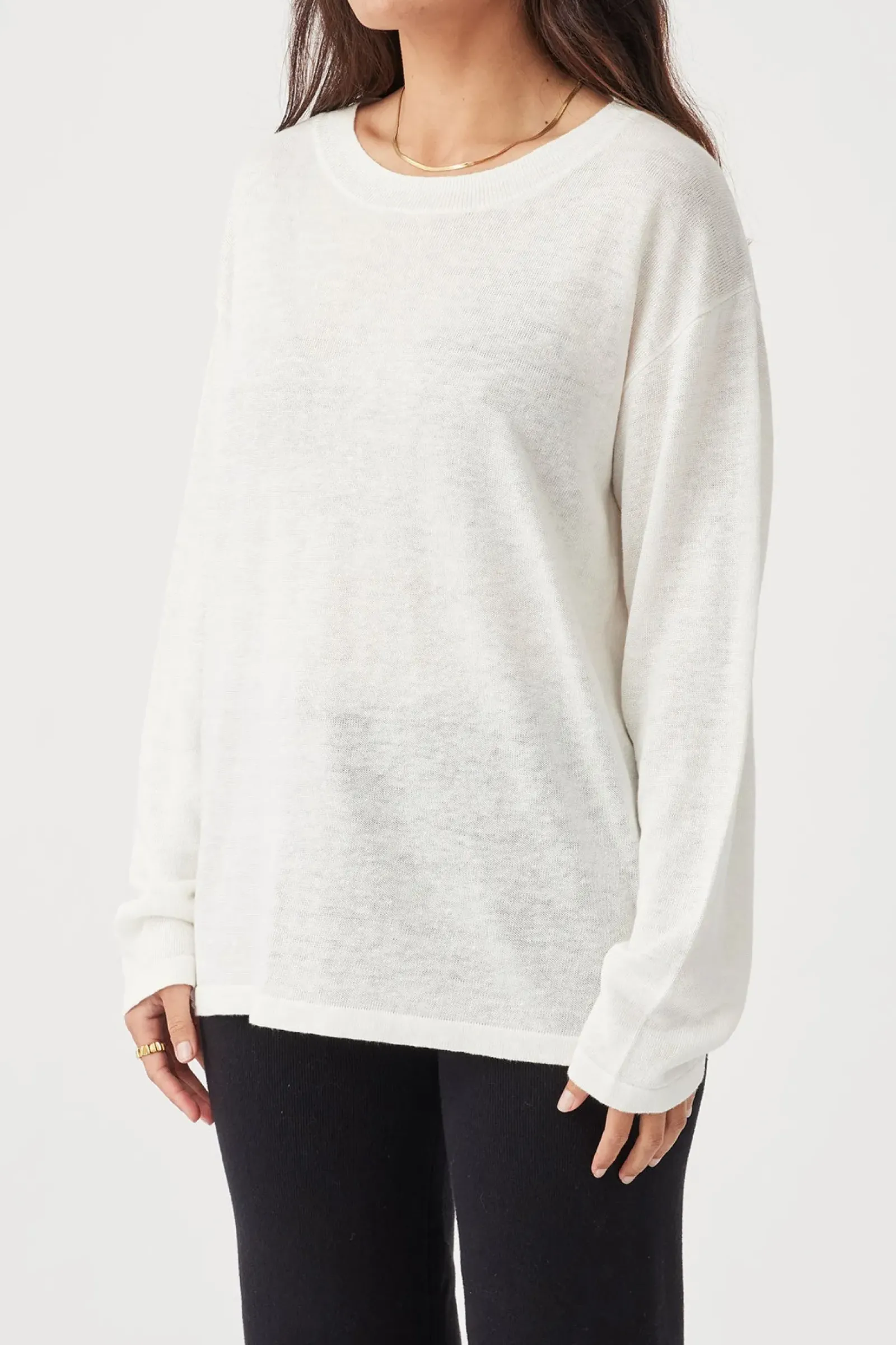 Women ARCAA Hugo Long Sleeve T-Shirt - Cream