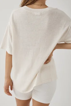 Women ARCAA Hugo T Shirt - Cream