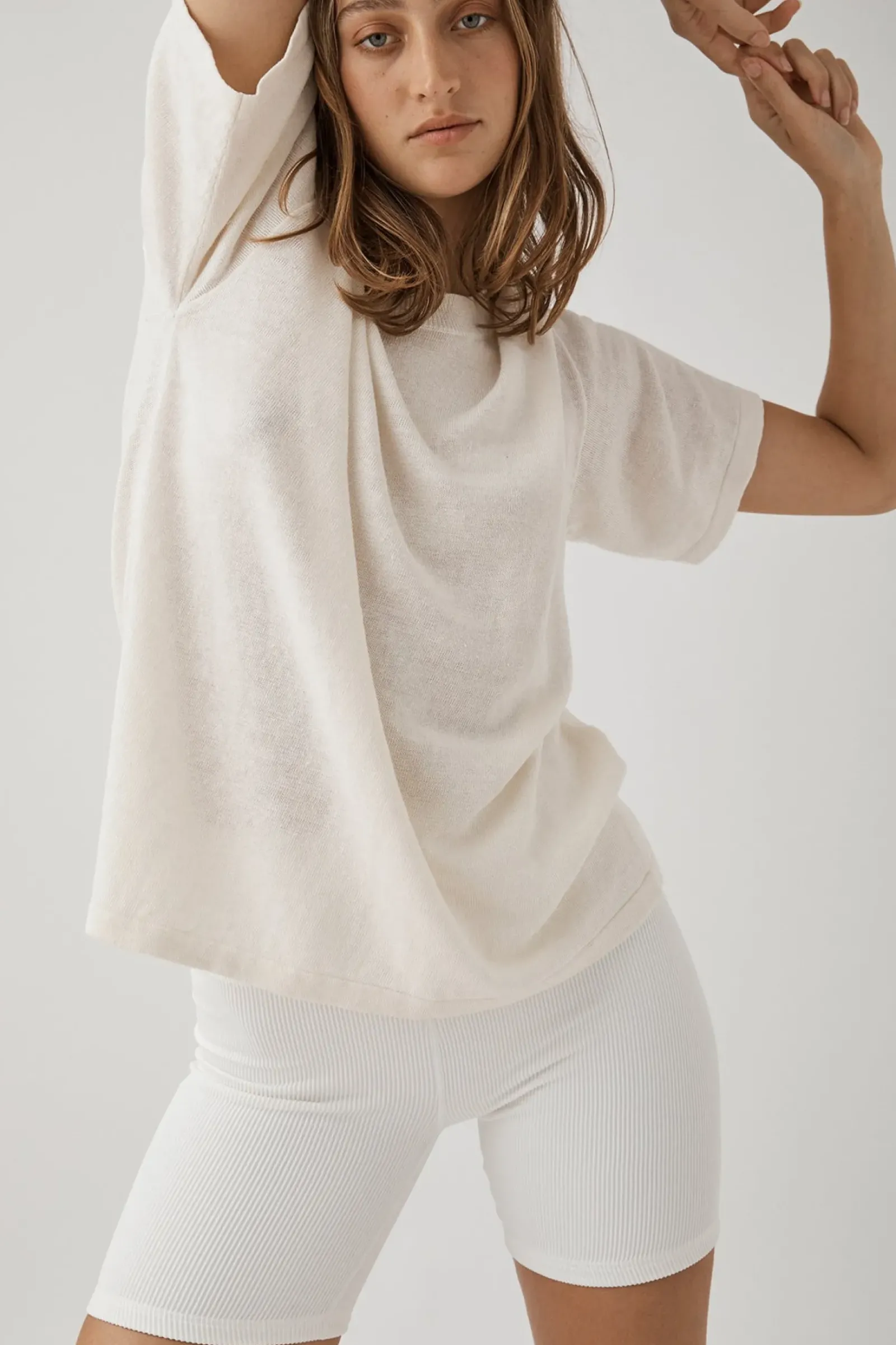 Women ARCAA Hugo T Shirt - Cream