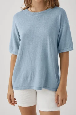 Women ARCAA Hugo T Shirt - Sky