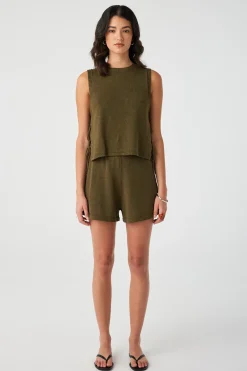 Women ARCAA Poppy Tank - Olive