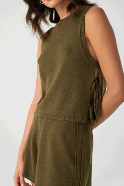 Women ARCAA Poppy Tank - Olive
