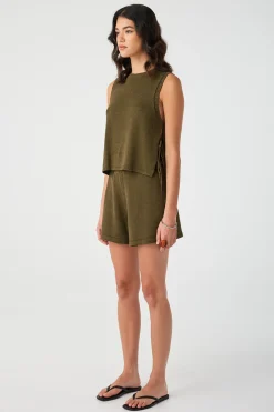 Women ARCAA Poppy Tank - Olive
