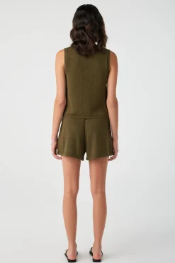 Women ARCAA Poppy Tank - Olive