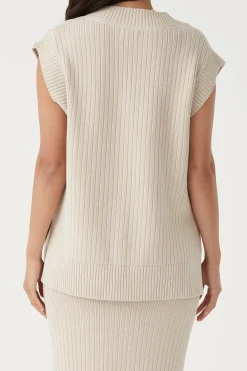 Women ARCAA Vera Knit Vest - Sand