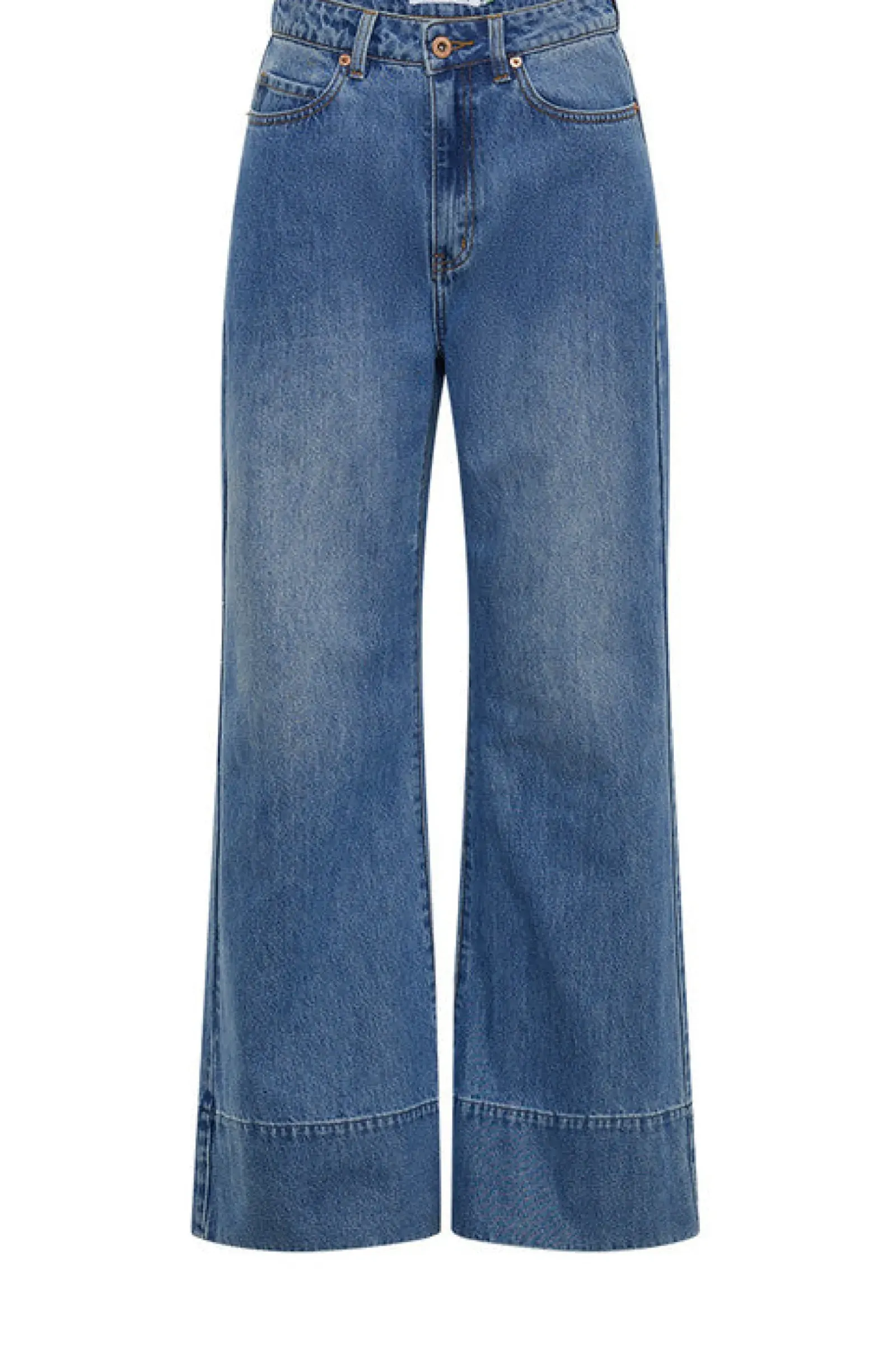 Women Bohemian Traders Flared Jean - Light Blue