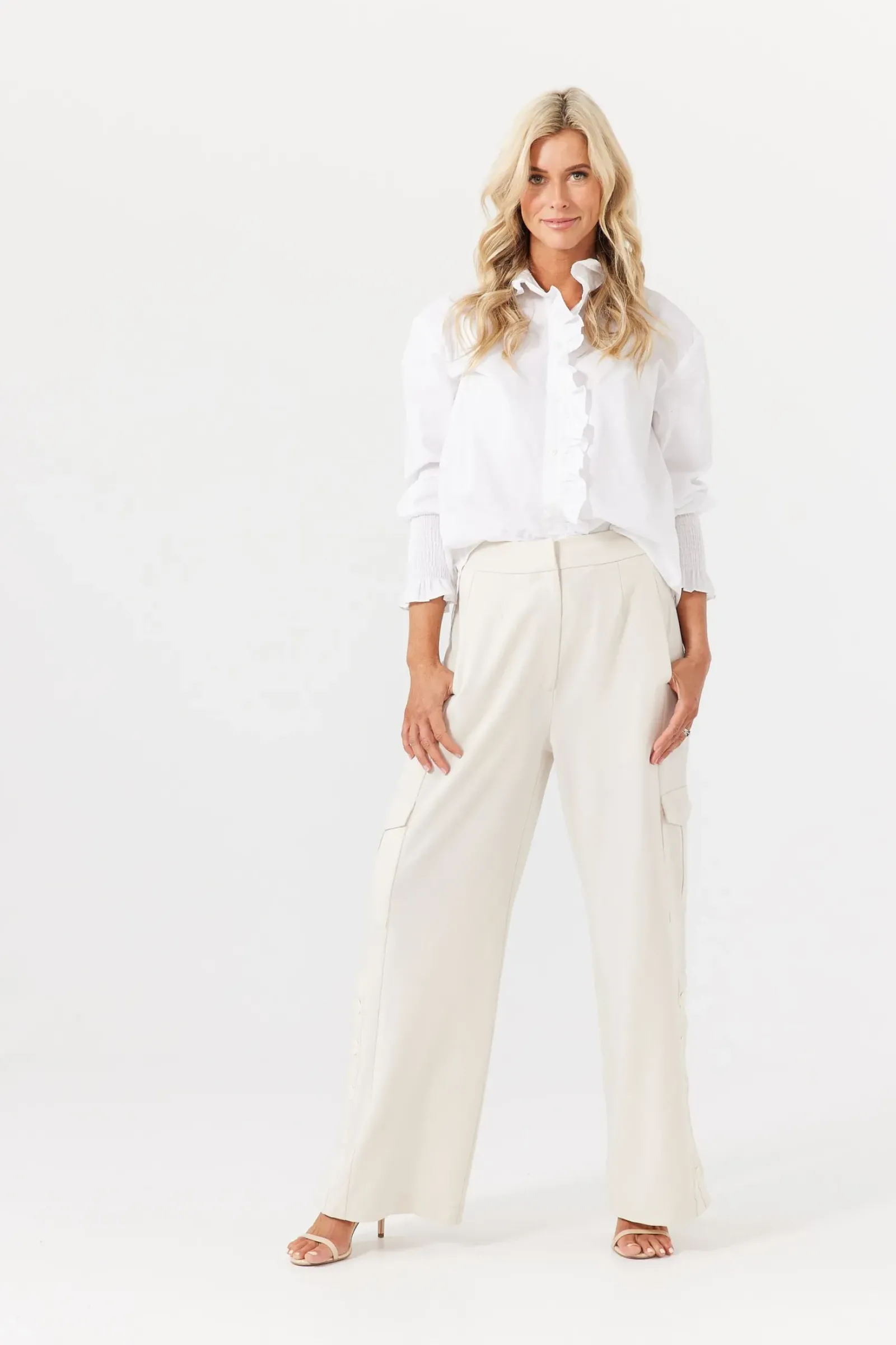 Women Brave & True Brave and True The Countess Shirt - White