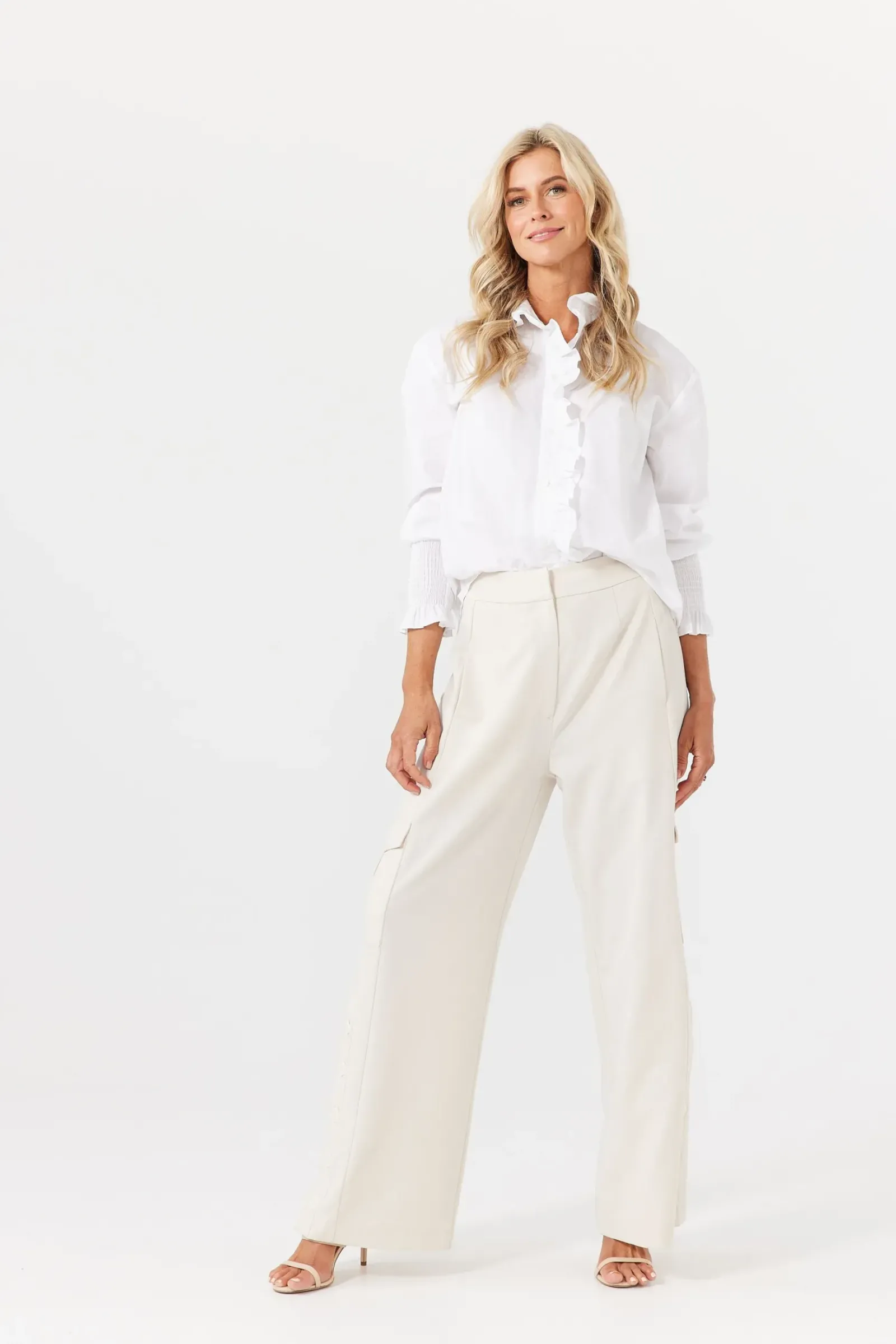 Women Brave & True Brave and True The Countess Shirt - White