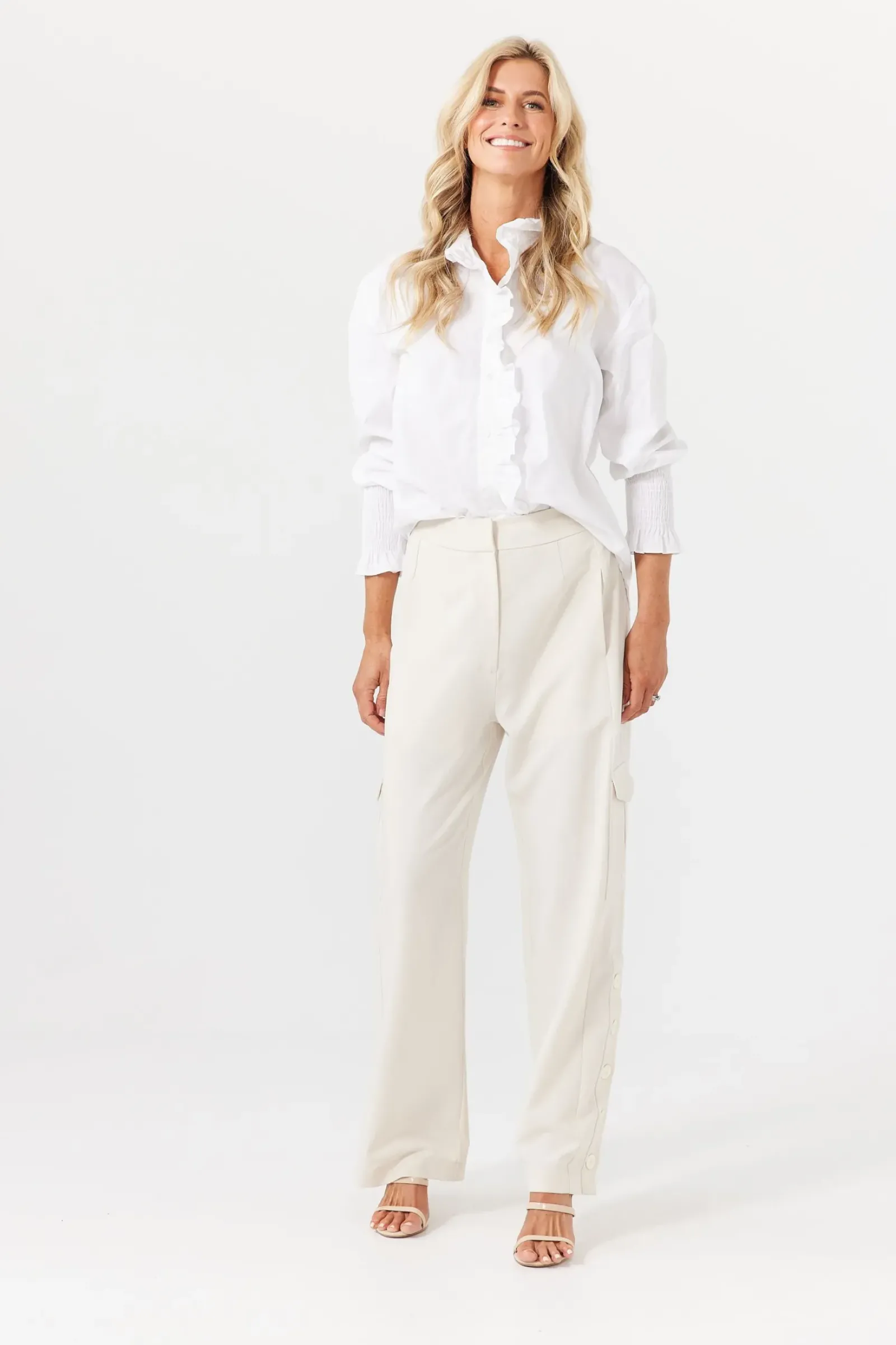 Women Brave & True Brave and True The Countess Shirt - White