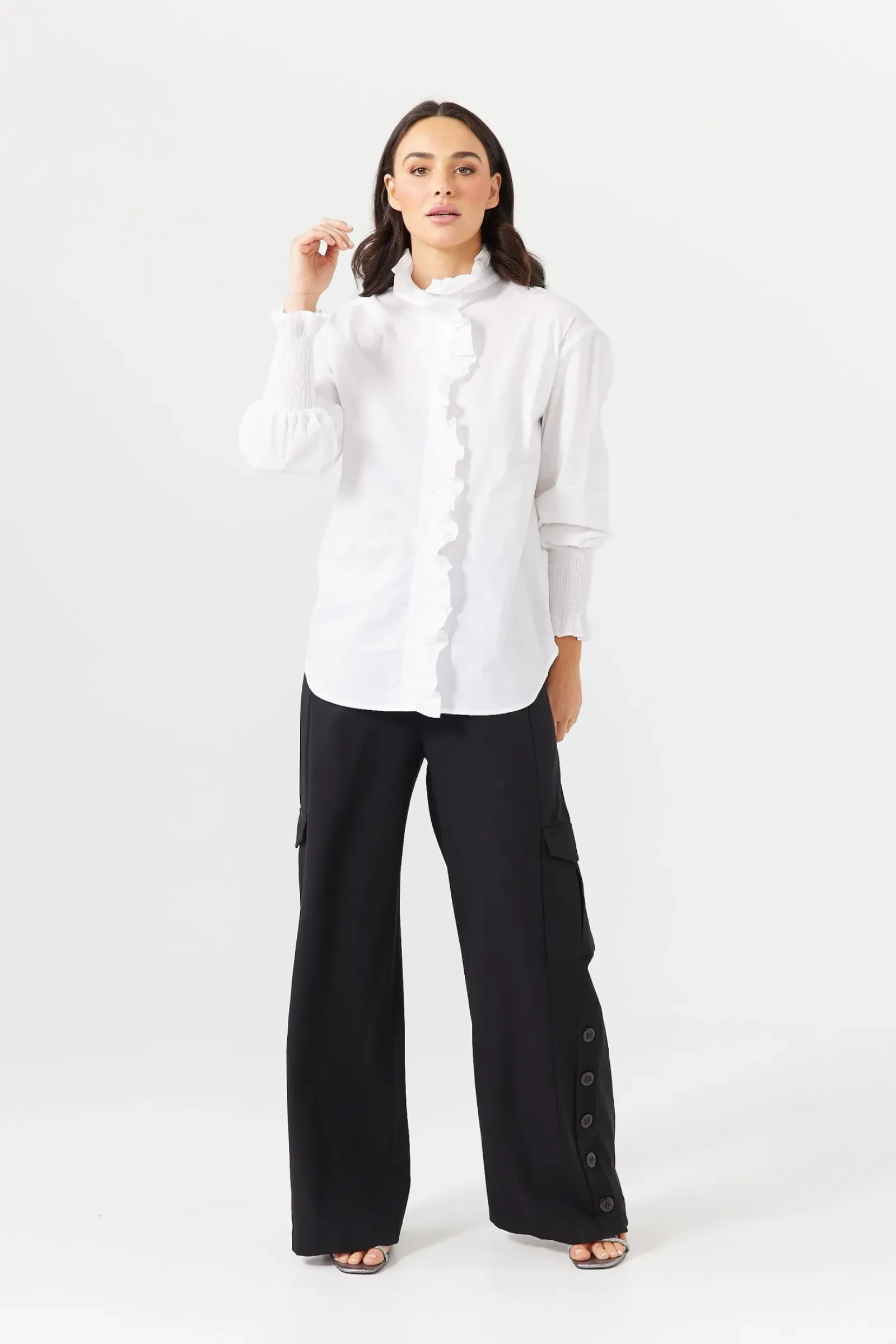 Women Brave & True Brave and True The Countess Shirt - White