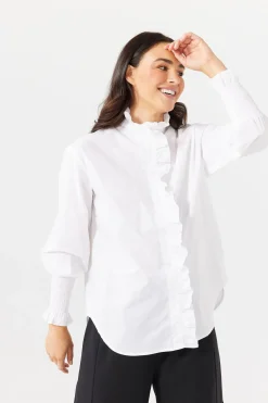 Women Brave & True Brave and True The Countess Shirt - White