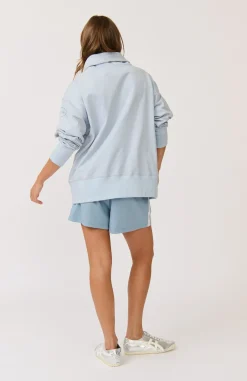 Women Cartel & Willow Cartel & Willow Nova Half Zip Sweater - Sky