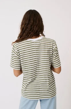 Women Cartel & Willow Cartel & Willow Sophie Tee - Palm Stripe