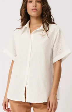 Women Cartel & Willow Cartel & Willow Tully Shirt - White Broderie