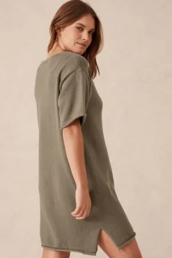 Women Ceres Life Boxy Knit Dress - Moss Green