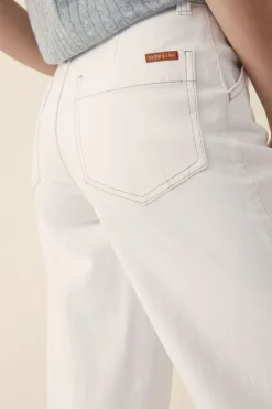 Women Ceres Life Classic Wide Leg Jean - Fresh Ecru