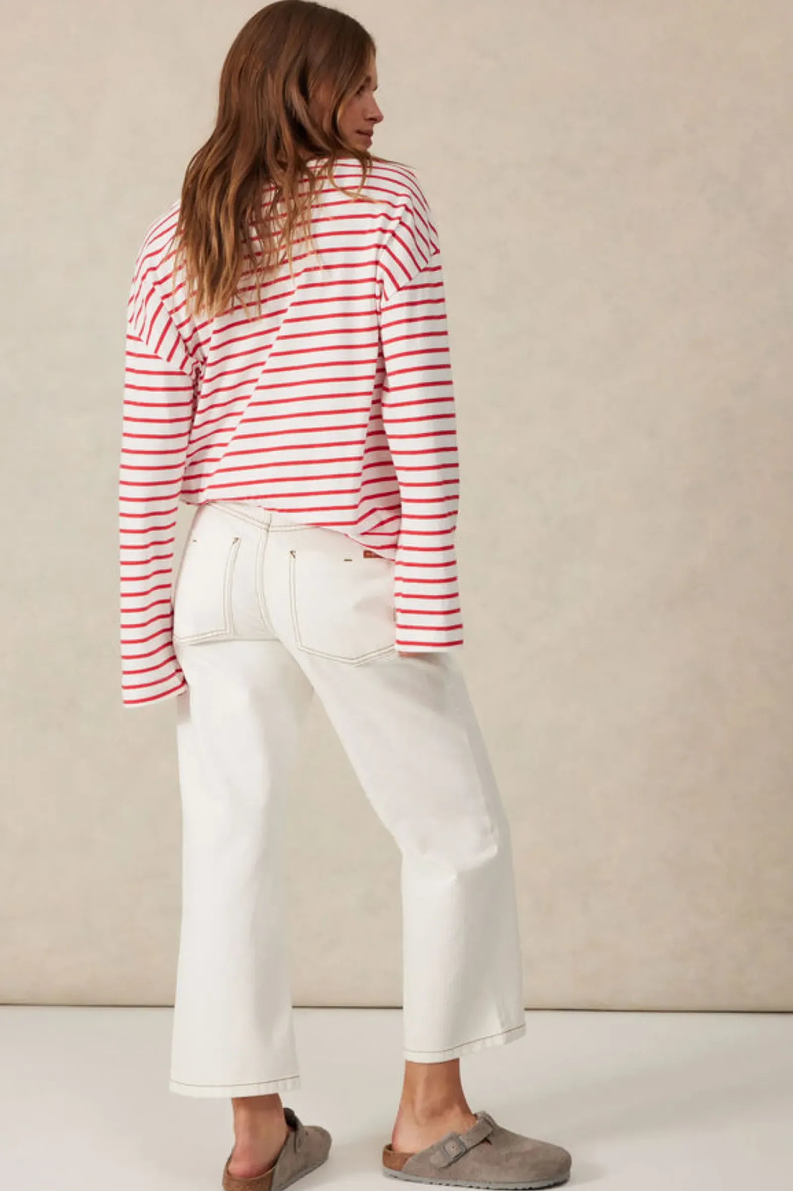 Women Ceres Life Crop Frenchie Jean - Fresh Ecru