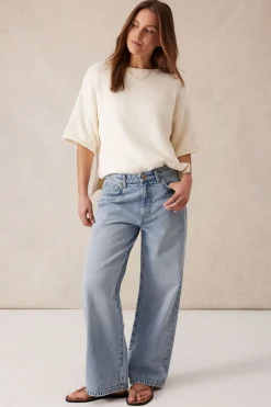 Women Ceres Life Loose Straight Jean - Vintage Blue