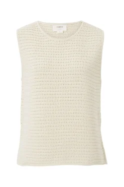 Women Ceres Life Mesh Knit Tank - Ecru