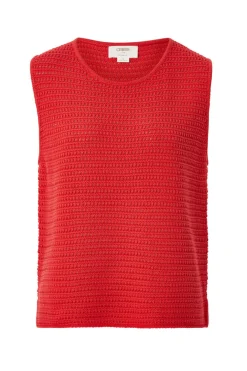 Women Ceres Life Mesh Knit Tank - Heritage Red