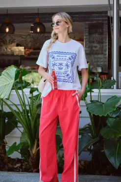 Women Ceres Life Relaxed Drawstring Pant - Heritage Red