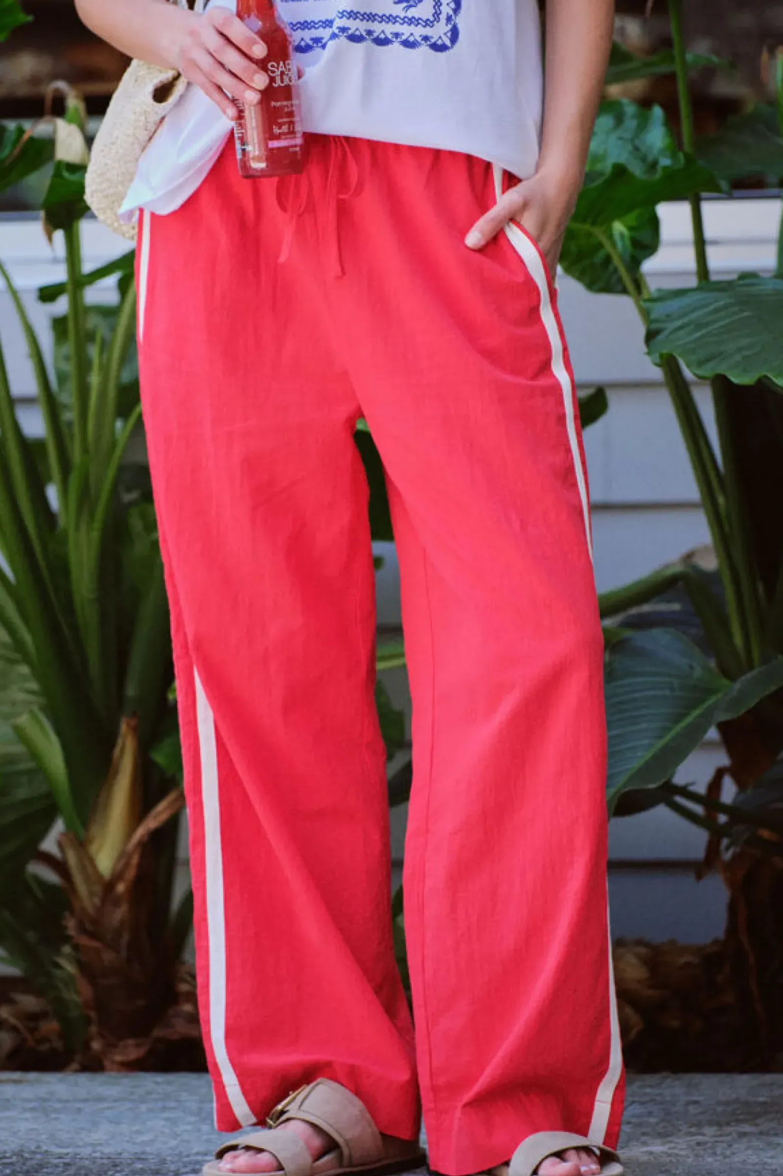 Women Ceres Life Relaxed Drawstring Pant - Heritage Red