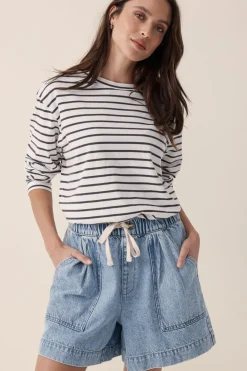 Ceres Life Relaxed Everyday Short - Vintage Blue Denim