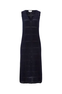 Women Ceres Life Square Knit Midi Tank Dress - New Navy