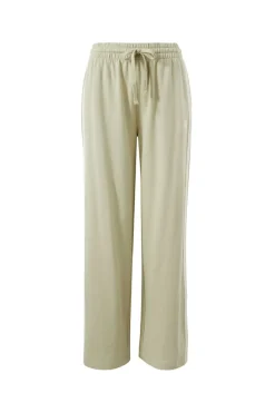 Women Ceres Life Wide Leg Terry Trackpant - Matcha Side Stripe