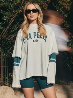 Women Ena Pelly 73 Long Sleeve Tee - Vintage White