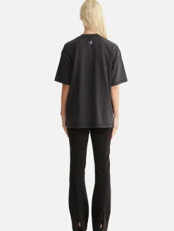 Women Ena Pelly Chloe Oversized Tee - Vintage Black