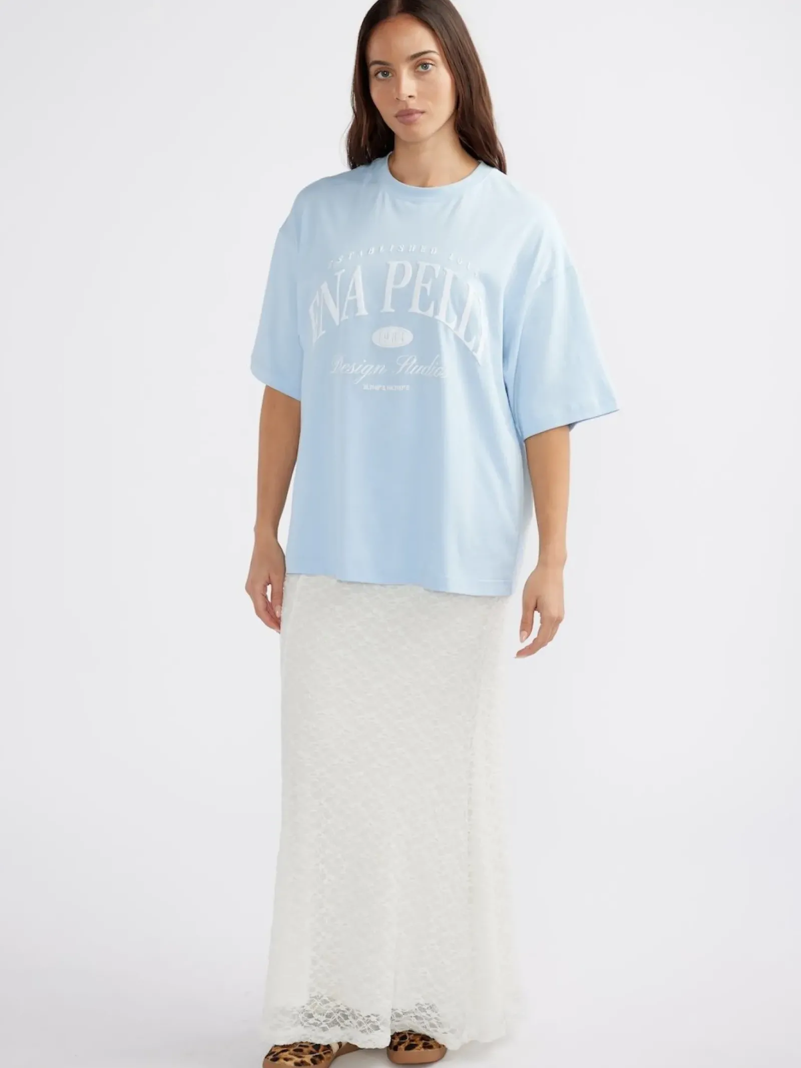 Women Ena Pelly Heritage Studios Tee - Capri Wash
