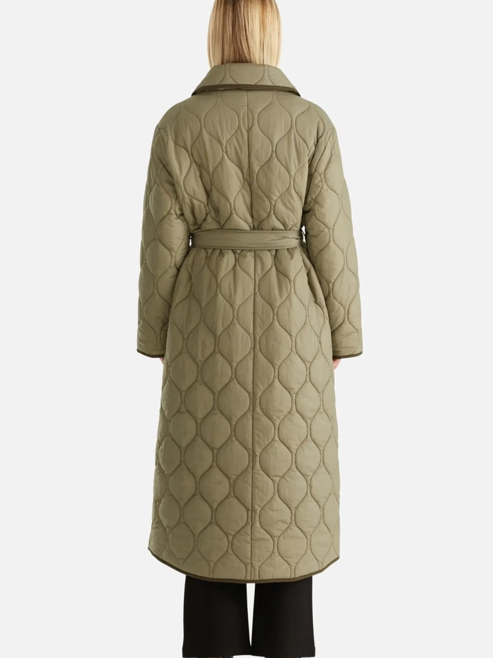 Women Ena Pelly Louise Quilted Puffer Jacket - Hunter Green