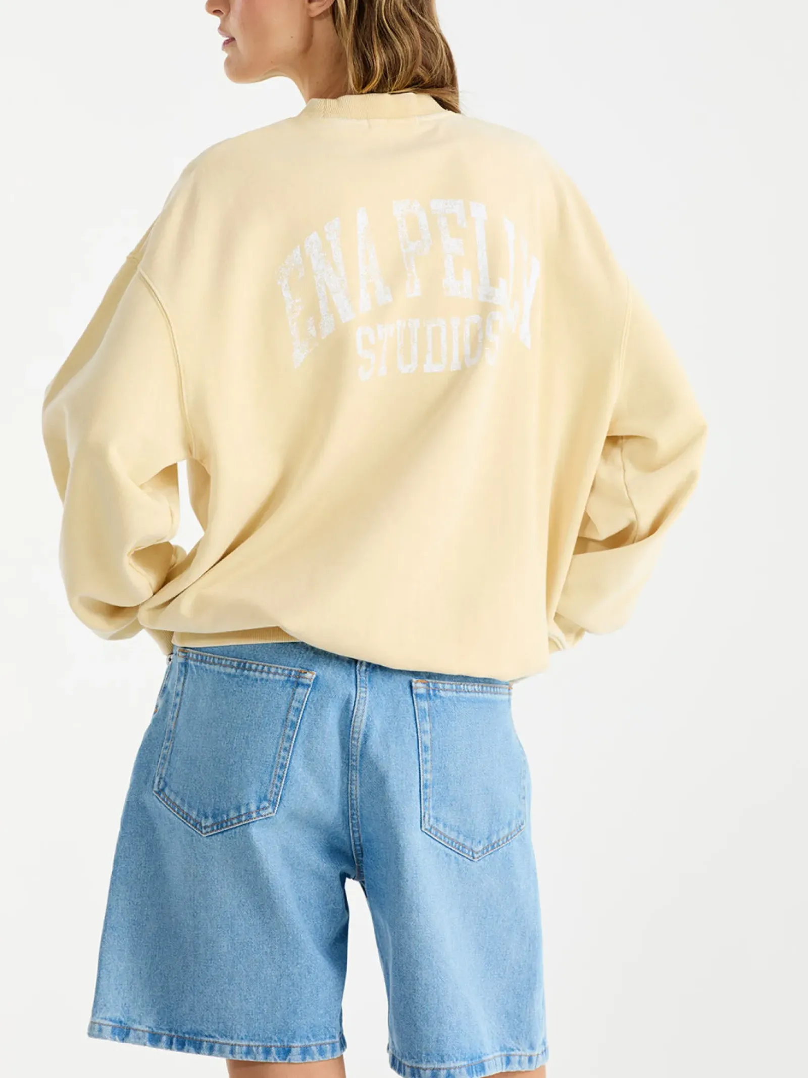 Women Ena Pelly Vintage Sport Sweatshirt - Lemon