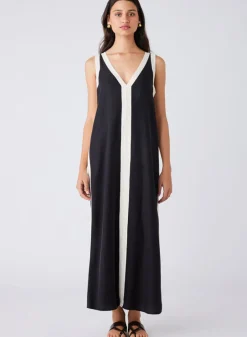 Women Esmaee Monochrome Dress - Black/Cream