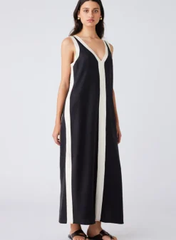 Women Esmaee Monochrome Dress - Black/Cream